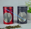 Lege Gift Tin Display Box met Venster Uitstekend Tin Containers voor Opslag Decoratief Tin Cans leverancier
