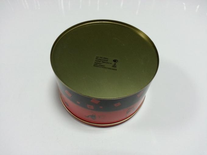 De rode Gekleurde het Tincontainers van de Voedselrang/Cylindroid Blik kunnen