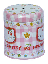 China Hello Kitty-de Container van het Suikergoedtin, Zoete Tin/Metaaldoos met CYMK-Druk, Metaalgeval leverancier