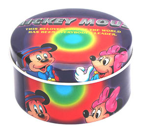 China Doos van het de Gifttin van Mickey Mouse de Lege, Disney-Tinblik voor Gift Verpakking met Deksel leverancier