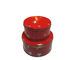 Cylindroid het Koekjescontainers van het Popcorntin met Rood Dekking/Deksel leverancier